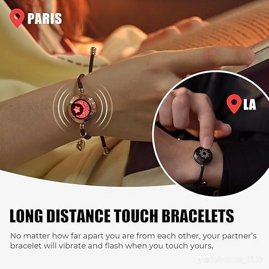 2pcs/Set Luminous Couple Bracelet For Women Men Sun Moon Rope Charm Friendship SEVICH