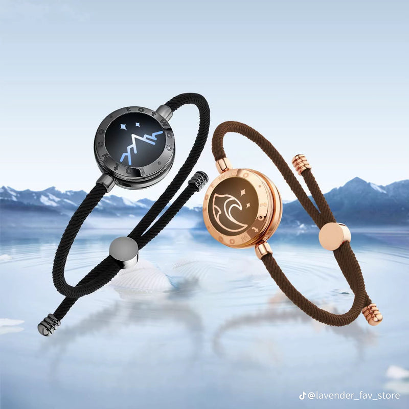 2pcs/Set Luminous Couple Bracelet For Women Men Sun Moon Rope Charm Friendship SEVICH